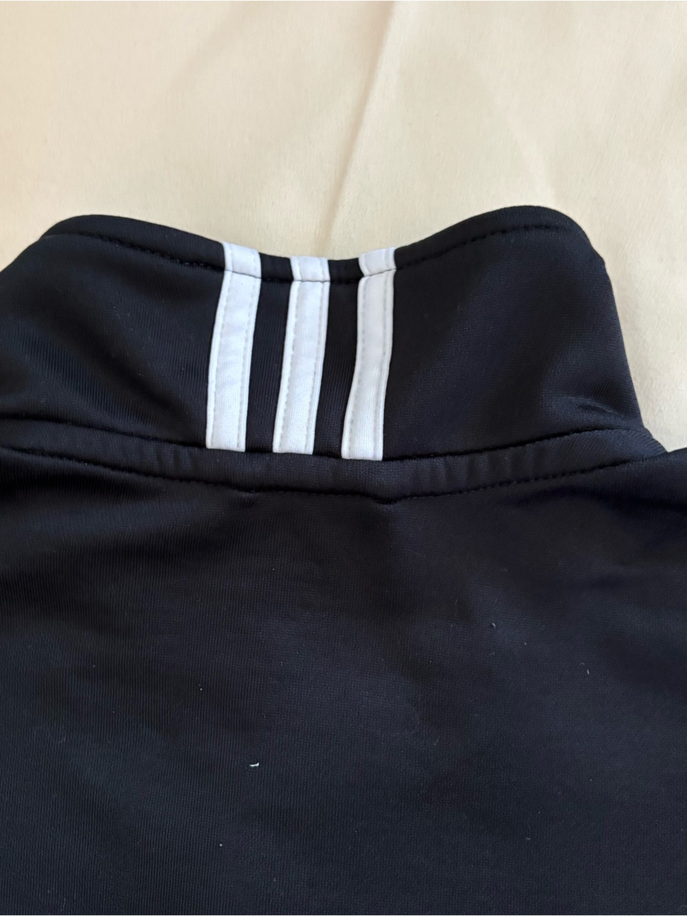 Adidas Black Quarter‑Zip Pullover – Men’s Large